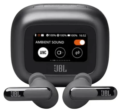 Zdjęcie produktu dla JBL Live Beam 3, Bezprzewodowy, 20 - 40000 Hz, Połączenia/Muzyka/Sport/Codzienność, 82 g, Zestaw słuchawkowy, Czarny