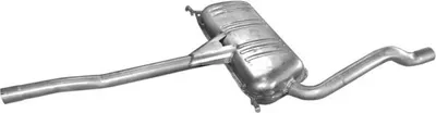 Produktbild von POLMO 01.117 Mittelschalldämpfer Schalldämpfer für VW PASSAT Variant (3B6) PASSAT (3B3) für AUDI A4 Limousine (8D2, B5) A4 Avant (8D5, B5)