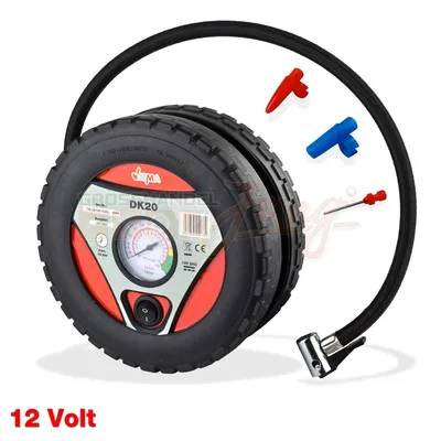 Produktbild von Mini-Kompressor DK20 Druckluftkompressor Reifenfüller + Zubehör