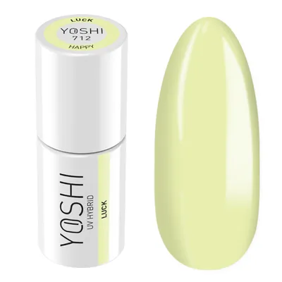 Produktbild von Yoshi | Yoshi Hybridlack 712 Luck - Pastellgrün - 6 Ml - Uv Hybridlack - Nagellack