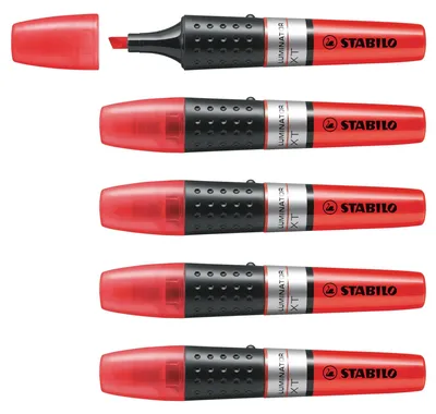 Produktbild von STABILO Textmarker -  LUMINATOR - 5er Pack - rot