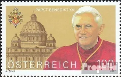 Produktbild von Briefmarken Österreich 2007 Mi 2650 (kompl.Ausg.) gestempelt Papst