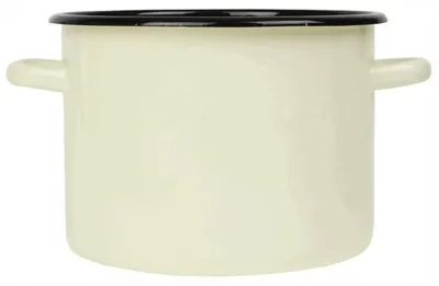 Produktbild von Prymus Emaille-Topf Cremefarben 5,5 L Traditionell