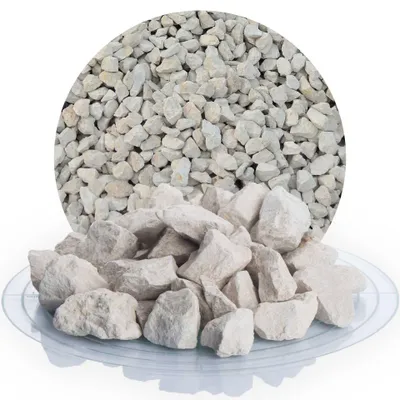 Produktbild von Schicker Mineral-Kalk Ziersplitt beige 25 kg-22-32mm