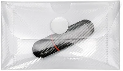 Visitenkarten-/USB-Hüllen, 10 Stück, PP, transparent