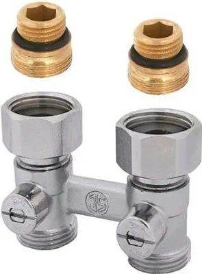 Produktbild von Js Anschlussarm.f.kompakt-Hk,Dg-F 2Rohrsys.,Nippel,Dn15,Ue-Mu3/4,Ni