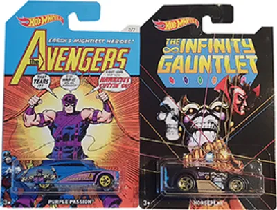 Immagine prodotto di Hot Wheels Avengers Modell-Autos 2er Pack