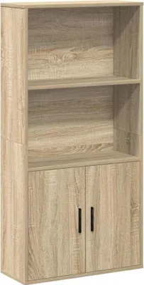 Obrázek produktu pro vidaXL Knihovna Sonoma dub 60x24x120 cm Materiál na bázi dřeva
