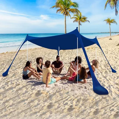 Produktbild von Fiqops Event Pavilion Beach Shelter Vysoce kvalitní stan s UV ochranou 3x3x2m Event Tent