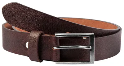 Produktbild von Leonardo Verrelli Herren Gürtel LV0044 90 cm - 140 cm (Bundweite) in dunkelbraun aus 100 % Echtleder, kürzbar, Herrengürtel