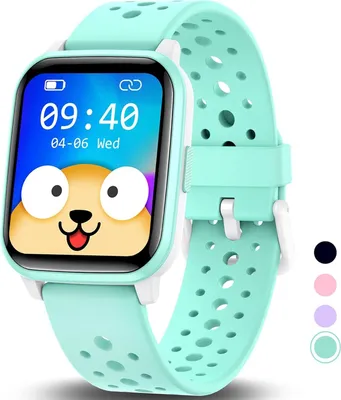 Produktbild von Kinder smartwatch, IP68 wasserdichte sportuhr Kinder mit 19+ Sportmodi, Schrittzähler, Herzfrequenz, Schlafmonitor, tolles Geschenk für Jungen Mädchen