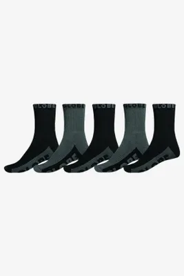 Produktbild von Globe BG Crew Sock 5 Pack Black/Grey .