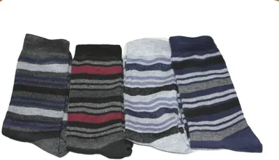 Produktbild von 12 Paar Herren Socken aus Baumwolle Baumwollsocken Business Strümpfe Soft14 Streifen 40-46