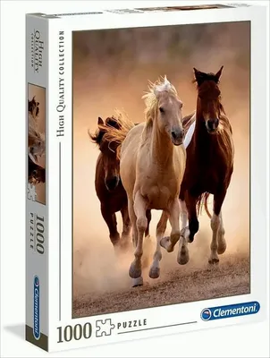 Immagine prodotto di Puzzle Clementoni 1000 Cavalli al galoppo 39168