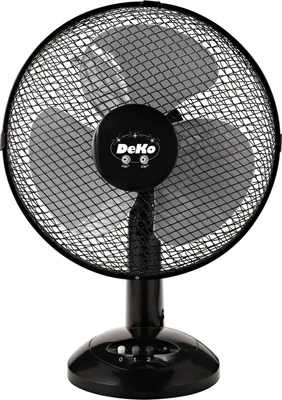 Zdjęcie produktu dla Dekon-Design Stratos Tisch-Ventilator schwarz / Artikel 70 304 B 306