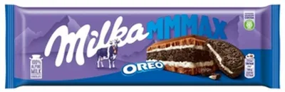 Zdjęcie produktu dla Milka Mmmax Oreo Herbatniki Kakaowe I Nadzienie Mleczne O Smaku Waniliowym 300 G