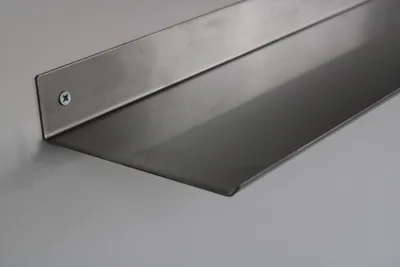 Produktbild von Metallregal 245x45x162x2 mit Knick edelstahl unbeschichtet