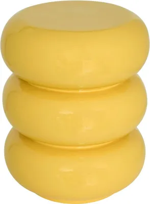 Produktbild von Beistelltisch stoneto sonnengelb 35x35x43cm  - Atmosphera créateur d'intérieur