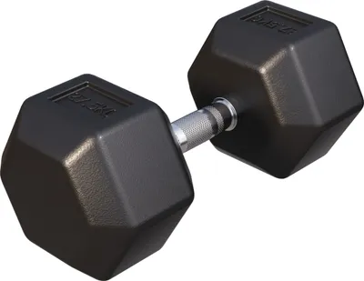 Produktbild von GORILLA SPORTS® Hexagon Kurzhanteln - 27,5kg Gewichte, Gusseisen Gummiert, Rutschsicher, Griff Gerändelt, Verchromt, Schwarz - Sechseckige Hanteln, Dumbbell, Krafttraining, Fitness