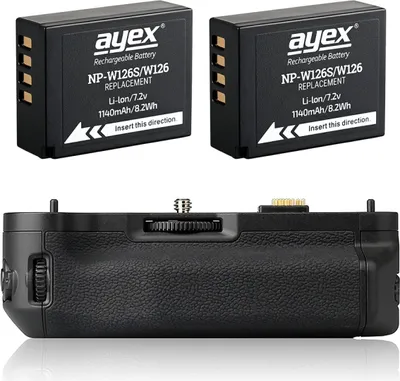 Produktbild von Meike Batteriegriff für Fujifilm X-T1 + 2x NP-W126S Akku