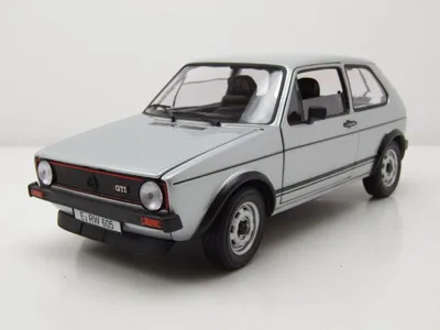 Produktbild von VW Golf 1 GTI 1976 silber Modellauto 1:18 Norev
