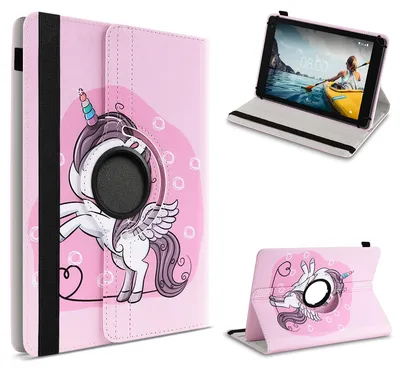 Produktbild von Tablet Hülle für HOTWAV Pad 8 Tasche Schutzhülle Schutz Cover 360° DrehbarFarbe 360 Uni:Motiv 15