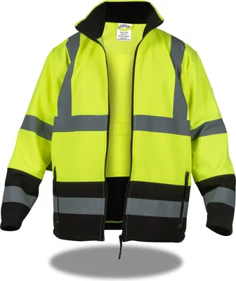 Produktbild von RODOPI SUNRISE-Reflex Softshell Arbeitsjacke Gr.M Reflektor Softshelljacke wasserdicht EN ISO 20471:2013 & EN ISO 13688:2013 Warnschutzjacke