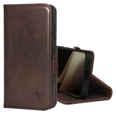 Productafbeelding van Premium Leren Wallet Case voor Samsung Galaxy S24 5G met Kickstand en Kaartsleuven
