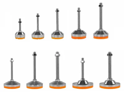 Produktbild von Maschinenfuß Maschinenfüße Maschine belastbar höhenverstellbar Geräte Stell Fuß Ø80x170mm / M12