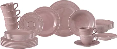 Produktbild von Seltmann Weiden Beat Color Glaze Kombiservice 30-teilig - Altrosa