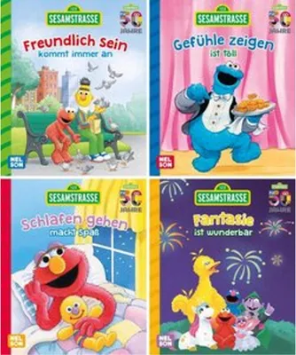 Produktbild von Nelson Mini-Bücher: 4er Sesamstraße 1-4