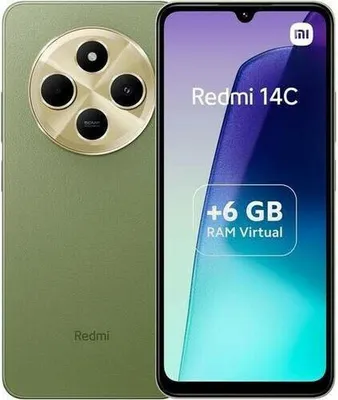 Obrázek produktu pro Xiaomi Redmi 14C 17,5 cm (6,88") Dual SIM 4G USB Type-C 6 GB 128 GB 5160 mAh Zelená