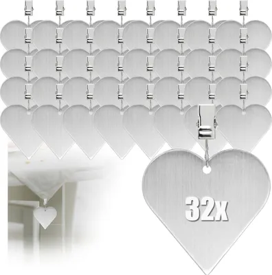 Produktbild von com-four® 32x Tischdeckenbeschwerer - Tischtuchgewichte aus rostfreiem Edelstahl