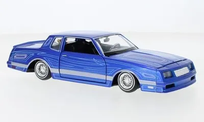 Produktbild von Maisto MAI32542 - 1/24 - Chevrolet Monte Carlo Lowrider, blau/Dekor, 1986 - Neu