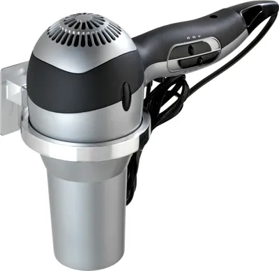 Immagine prodotto di WENKO Supporto per asciugacapelli QUADRO Supporto per asciugacapelli Asciugacapelli senza perforazione Bagno