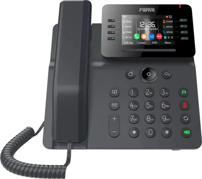 Obrázek produktu pro Fanvil V64 - IP-Telefon - Schwarz - Kabelgebundenes Mobilteil - 12 Zeilen - 1000 Eintragungen - LCD