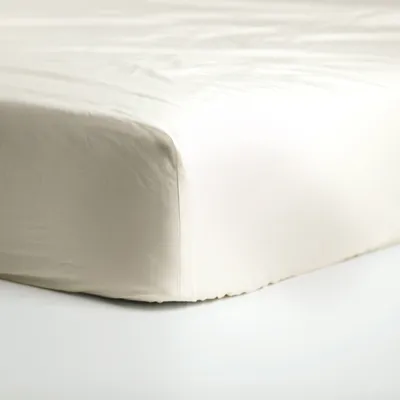 Produktbild von Cinderella Weekend - Spannbettlaken (bis 25 cm) - Baumwolle - 80x210 cm - Ivory