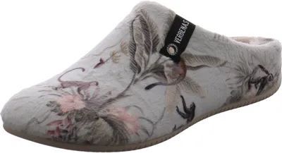 Produktbild von Verbenas Damen Hausschuh York Jungle Monkies beige