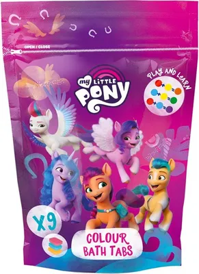 Zdjęcie produktu dla MY LITTLE PONY Barwniki Koloryzujące do Kąpieli 9x16g