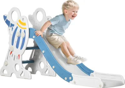 Produktbild von AIYAPLAY Kinder Rutsche, Kinderrutsche für Kinder von 1,5 bis 3 Jahren, Blau