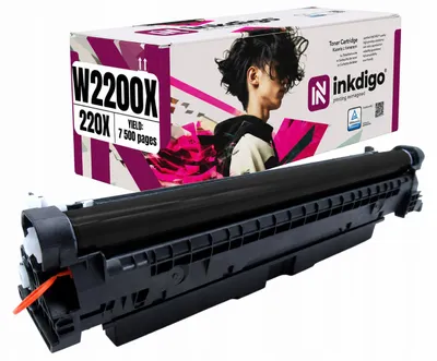 Produktbild von Inkdigo Toner W2200X ohne Chip für HP Color LaserJet Pro 4202, 4202dn, 4202dw, 4202dwe – Schwarz, 7500 Seiten,, KI-generiertes Bild