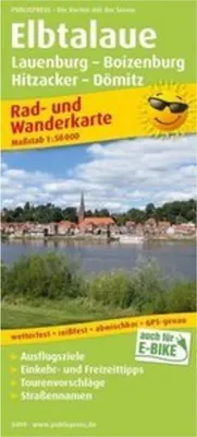 Produktbild von Elbtalaue, Lauenburg - Boizenburg, Hitzacker - Dömitz 1:50 000