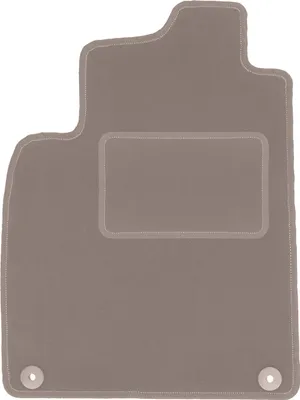 Produktbild von Fahrerfußmatte Velours beige passend für Saab 9-3 II Y3SF (2002-2014, Kombi, Limousine) – mit Befestigungen – passgenau