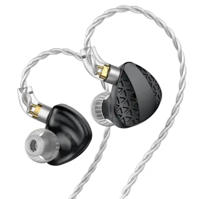Produktbild von TRN MT3 In-Ear-Monitor-Kopfhoerer, Noise Cancelling Stage Dynamic Earphones mit Dual-Chamber Dynamic Coil Stereo Sound, kabelgebundene Ohrhoerer