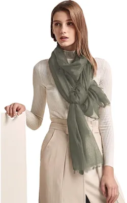 Produktbild von Prettystern Damen Kaschmir-Stola leicht Frühling sommer XL Kaschmir Cashmere Sch