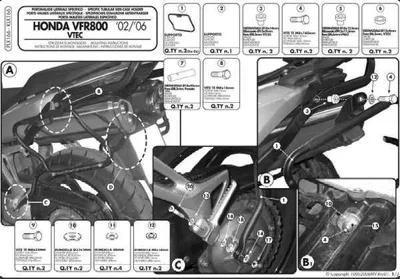 Produktbild von Kappa Monokey Seitlicher Kofferraumträger Für Honda Vfr 800