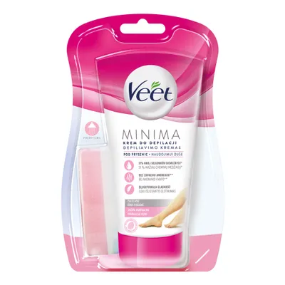 Zdjęcie produktu dla Veet Minima Krem do depilacji ciała pod prysznic skóra normalna, 135ml