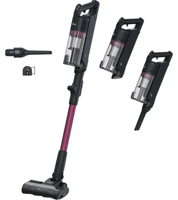 Produktbild von Hoover HF1M10HX 011, 2-in-1-Stabstaubsauger, Beutellos, Magenta, Schwarz, 0,7 l, Rechteckig, Metall