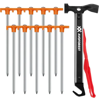 Produktbild von Campinghamer-Set mit Zeltstangen