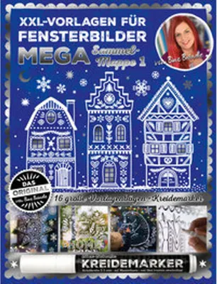 Produktbild von XXL Vorlagen für Fensterbilder, Mega Sammelmappe 1 von Bine Brändle